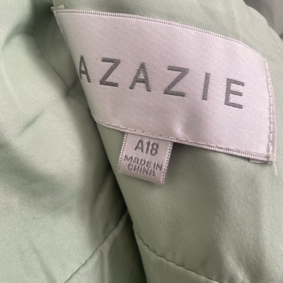 Azazie Rylee Dusty Sage Bridesmaid Dress - Picture 3 of 4